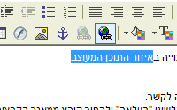 הוספת קישור בתיבת "תוכן מעוצב"