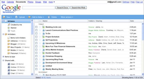 Docs & Spreadsheets - ניהול מסמכים אונליין Docs & Spreadsheets - ניהול מסמכים אונליין